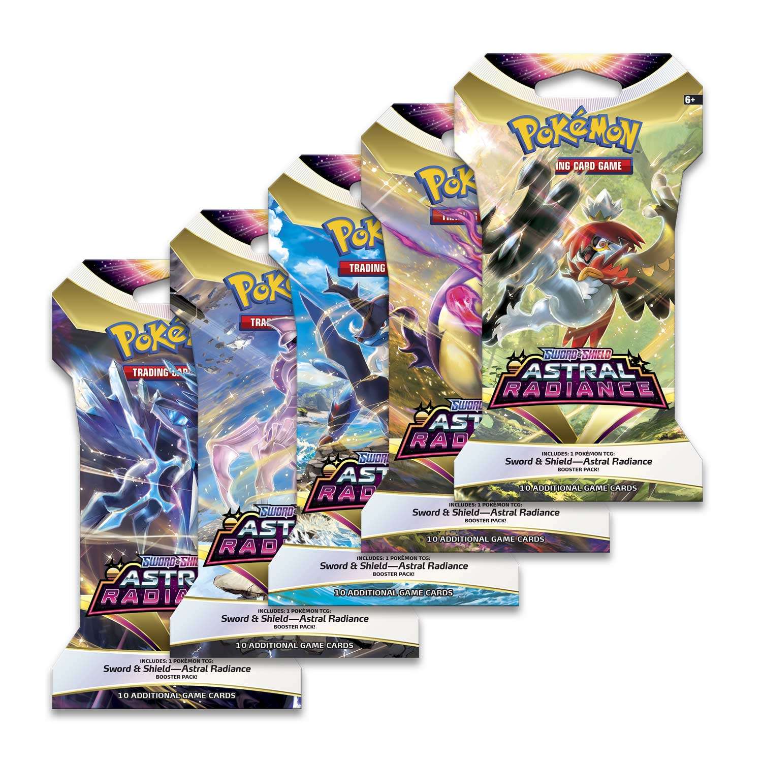 Pokémon TCG: Sword & Shield-Astral Radiance Factory Sealed Sleeved Booster Pack Case (144 sleeved boosters with 10 cards each)