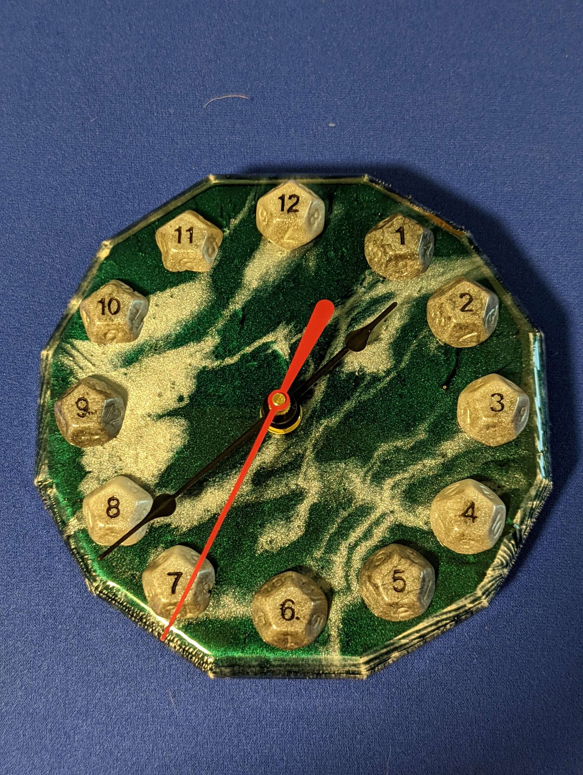 Custom Epoxy Desk/Wall Clocks