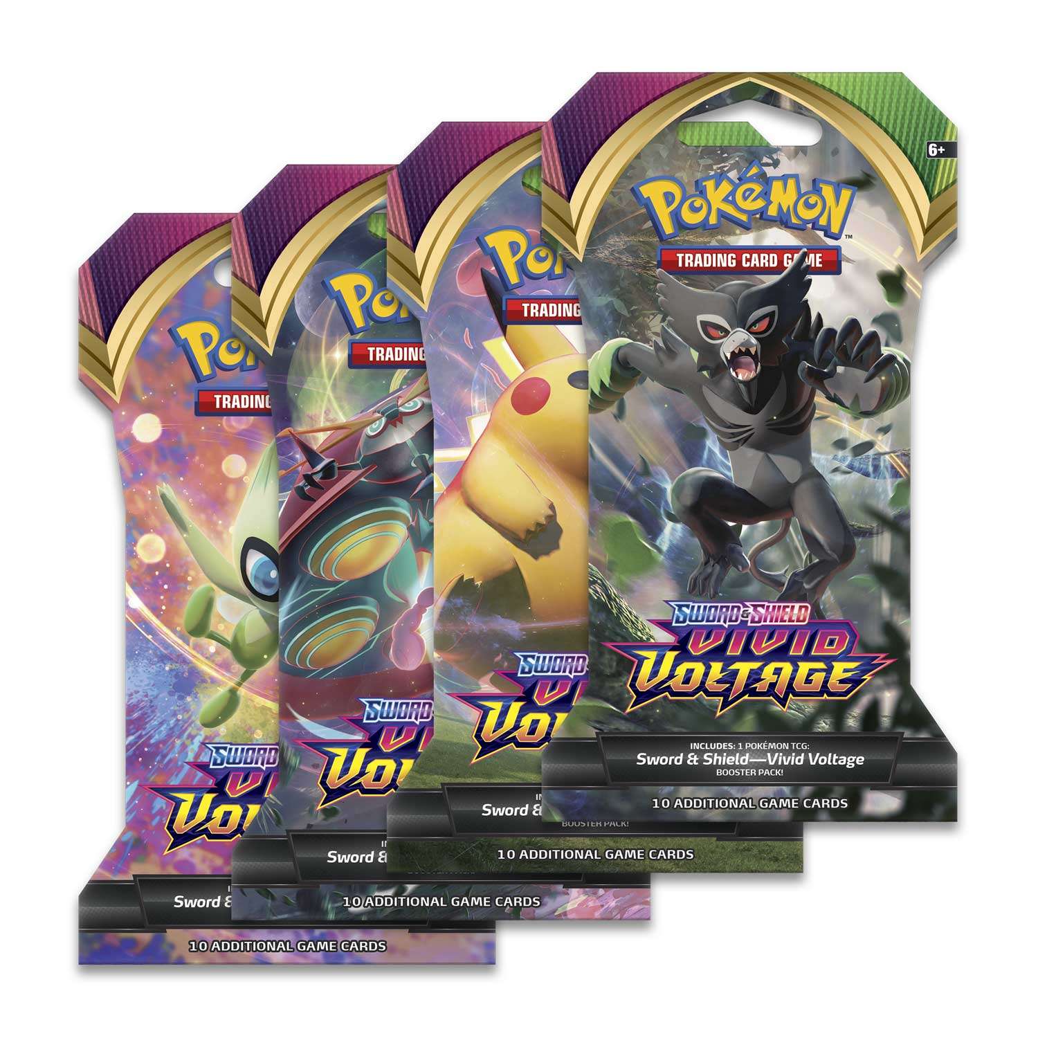 Pokémon TCG: Sword & Shield-Vivid Voltage Sleeved Booster Pack